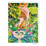 Peaceful Oasis and Tiger 500 Piece Jigsaw Puzzle | WerkShoppe - Jigsaw Puzzles - The Puzzle Center