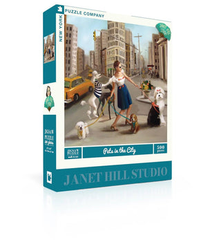 Pets In The City 500 Piece Jigsaw Puzzle by New York Puzzle Company - New York Puzzle Company - Jigsaw Puzzles - The Puzzle Center