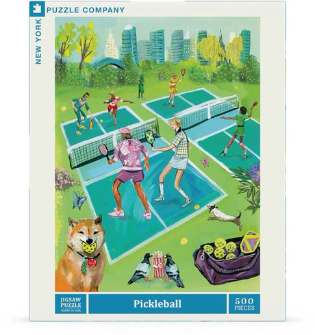 Pickleball 500 Piece Jigsaw Puzzle | New York Puzzle Company - Jigsaw Puzzles - The Puzzle Center