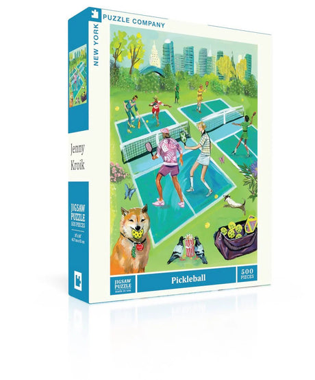 Pickleball 500 Piece Jigsaw Puzzle | New York Puzzle Company - Jigsaw Puzzles - The Puzzle Center