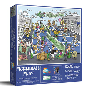 Pickleball Play 1000 Piece Jigsaw Puzzle by SunsOut Puzzles - SunsOut - Jigsaw Puzzles - The Puzzle Center