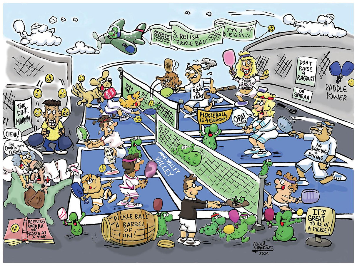 Pickleball Play 1000 Piece Jigsaw Puzzle by SunsOut Puzzles - SunsOut - Jigsaw Puzzles - The Puzzle Center