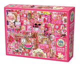 Pink 1000 Piece Puzzle by Cobble Hill Puzzles - Cobble Hill Puzzles - Jigsaw Puzzles - The Puzzle Center