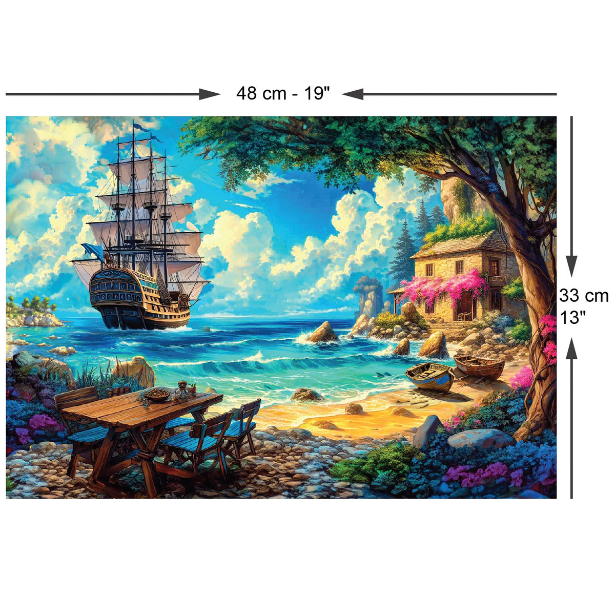 Pirate Cove 260 XL Piece Jigsaw Puzzle | Anatolian