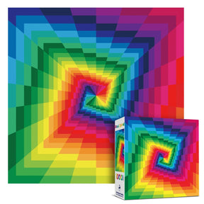 Pixel Spiral 1000 Piece Jigsaw Puzzle | Antelope Puzzle - Jigsaw Puzzles - The Puzzle Center