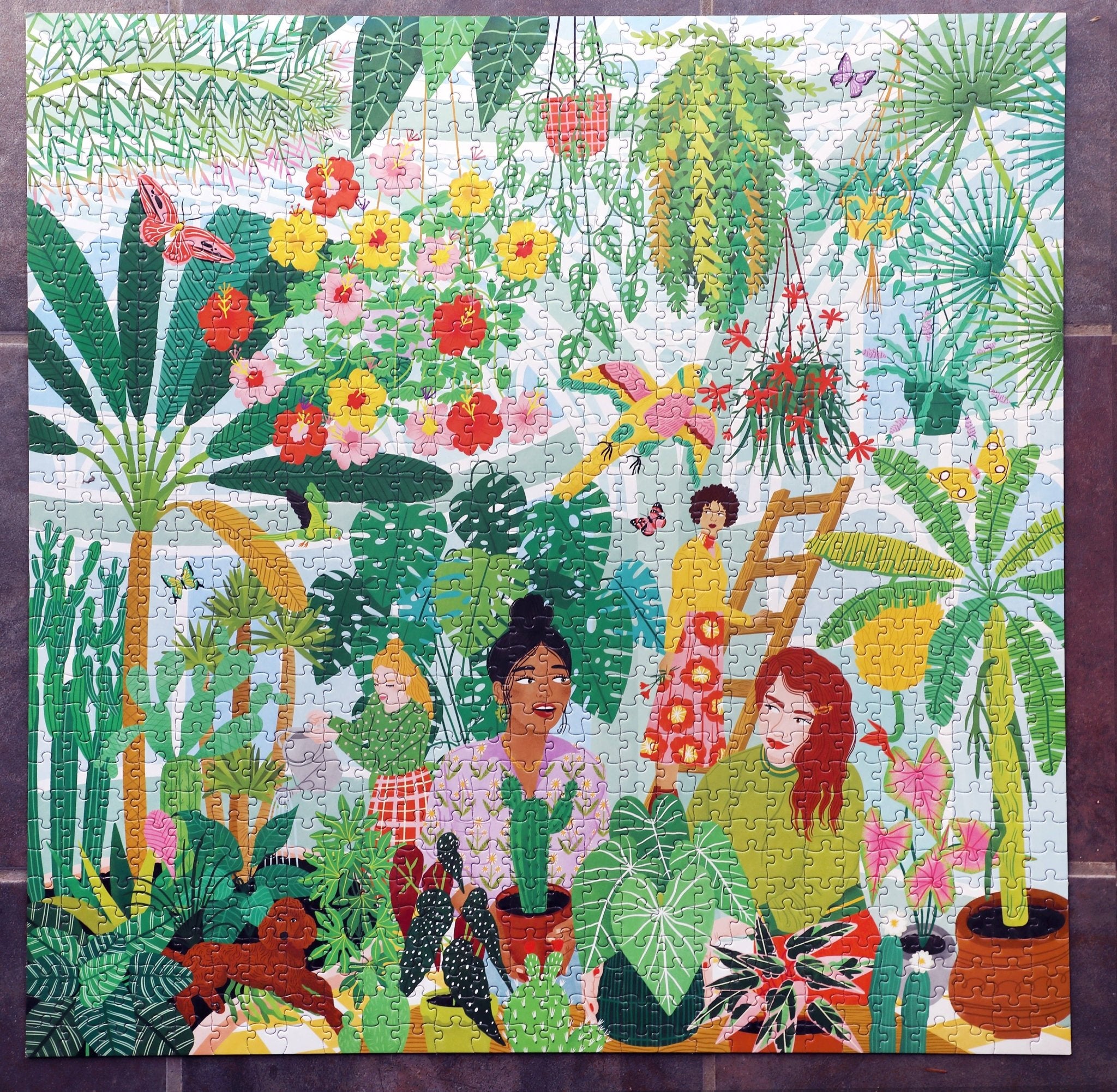 Plant Ladies 1000 Piece Jigsaw Puzzle | Eco-Friendly Puzzle by