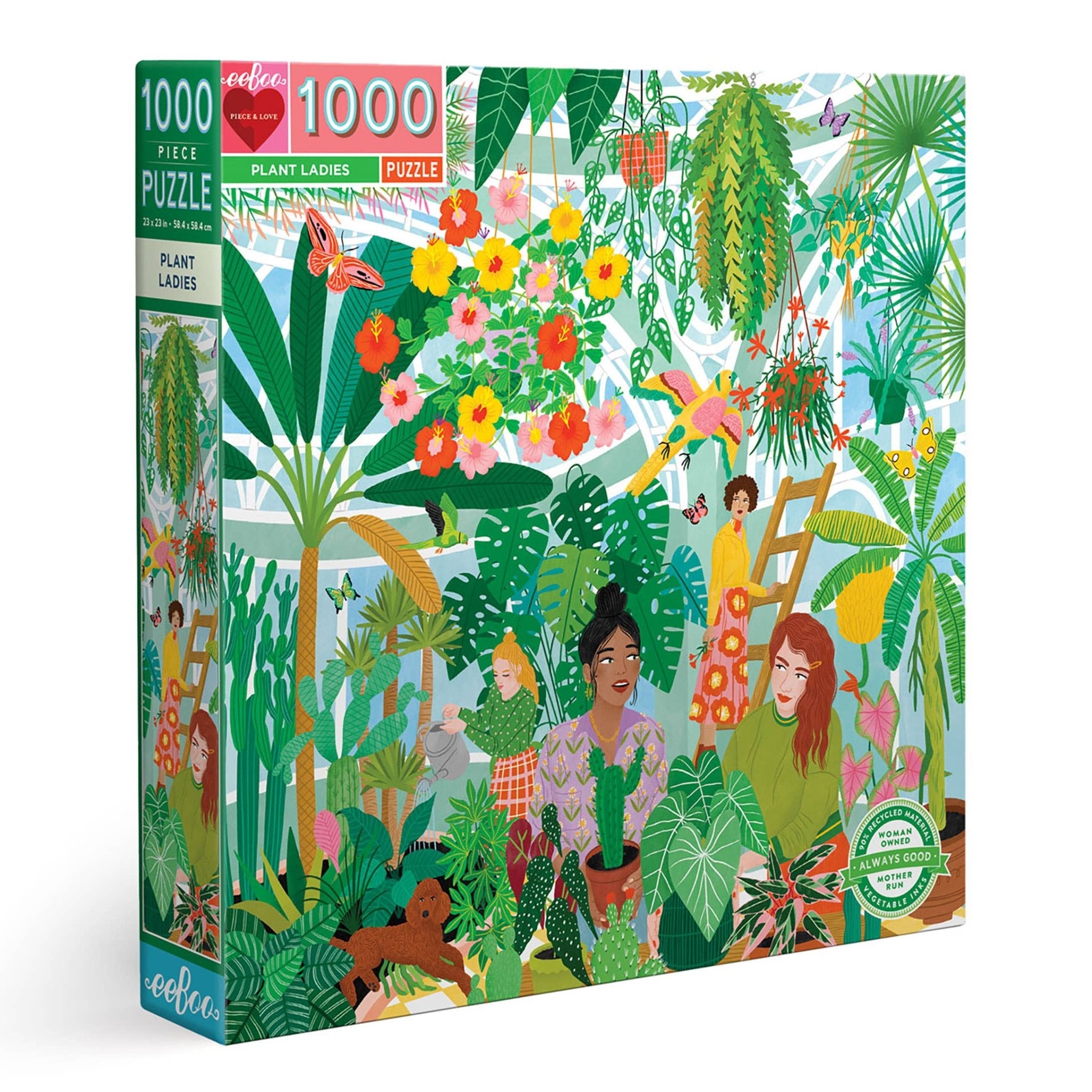 Plant Ladies 1000 Piece Jigsaw Puzzle | Eco-Friendly Puzzle by