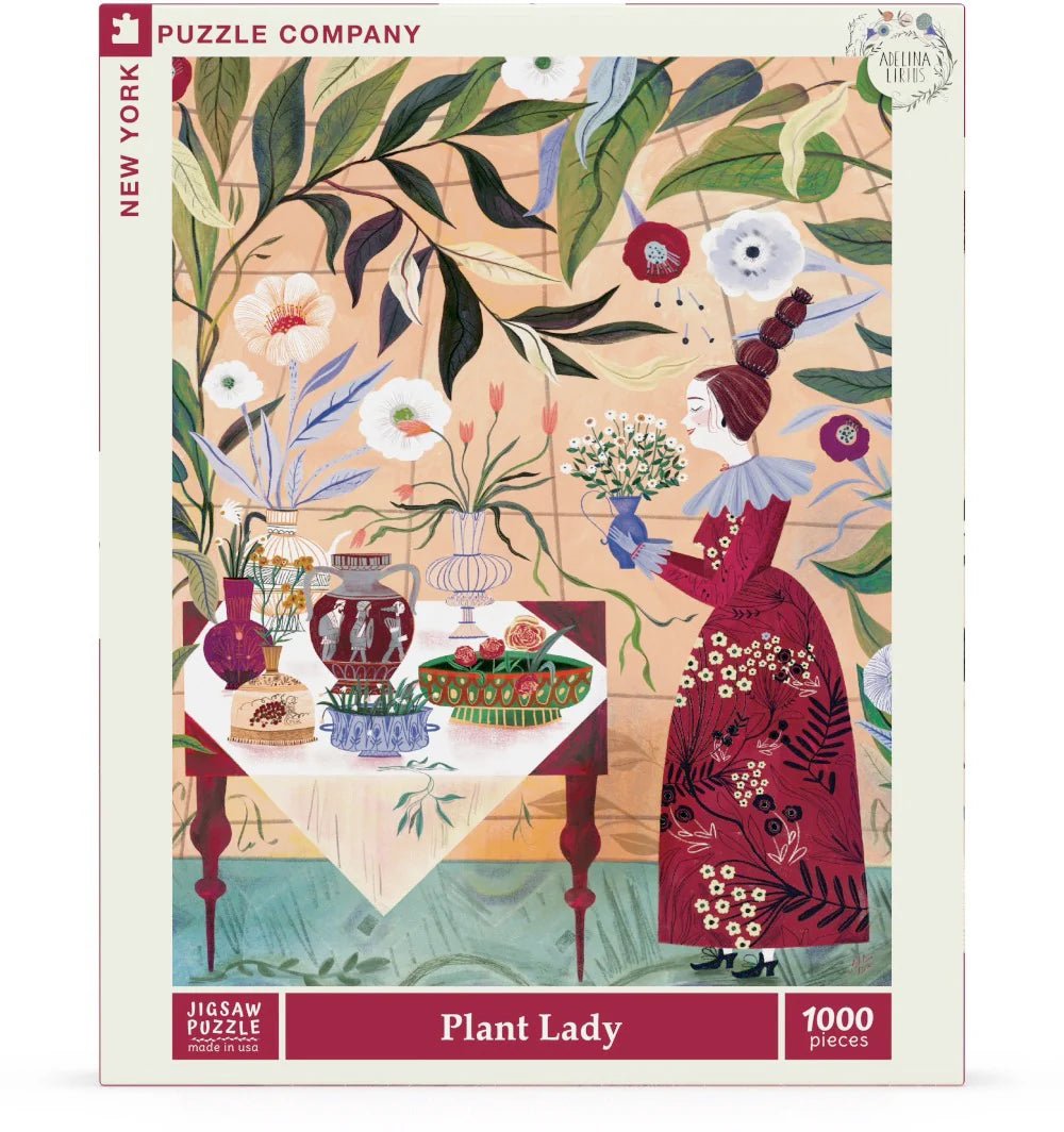 Plant Lady 1000 Piece Jigsaw Puzzle by New York Puzzle Company - New York Puzzle Company - Jigsaw Puzzles - The Puzzle Center