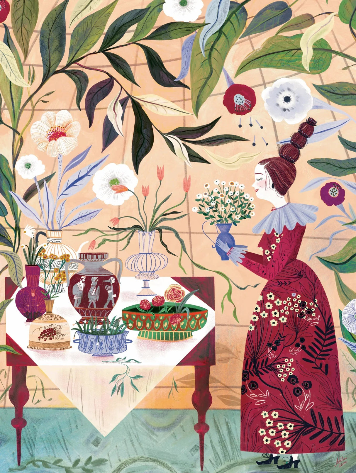Plant Lady 1000 Piece Jigsaw Puzzle by New York Puzzle Company - New York Puzzle Company - Jigsaw Puzzles - The Puzzle Center