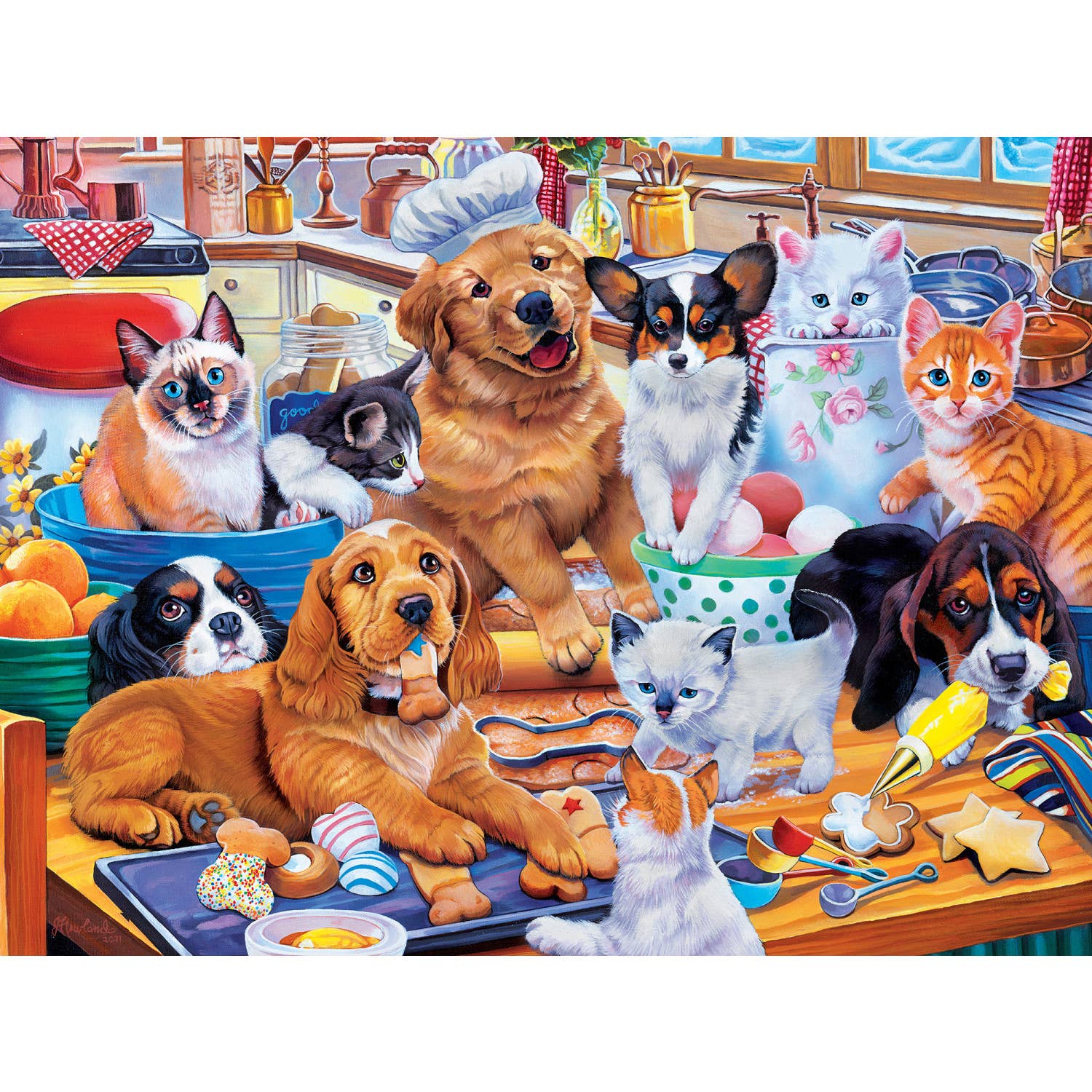 スワンキーズ　COMPILATION BEST OF LIFESTYLE Playful Paws Baking Cookoff Masterpieces – The Puzzle Center