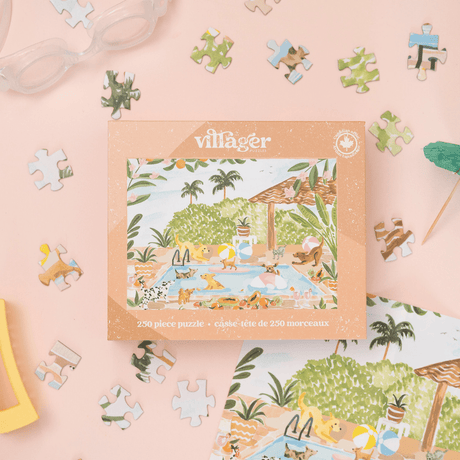 Pool Party 250 Piece JIgsaw Puzzle | Villager - Jigsaw Puzzles - The Puzzle Center