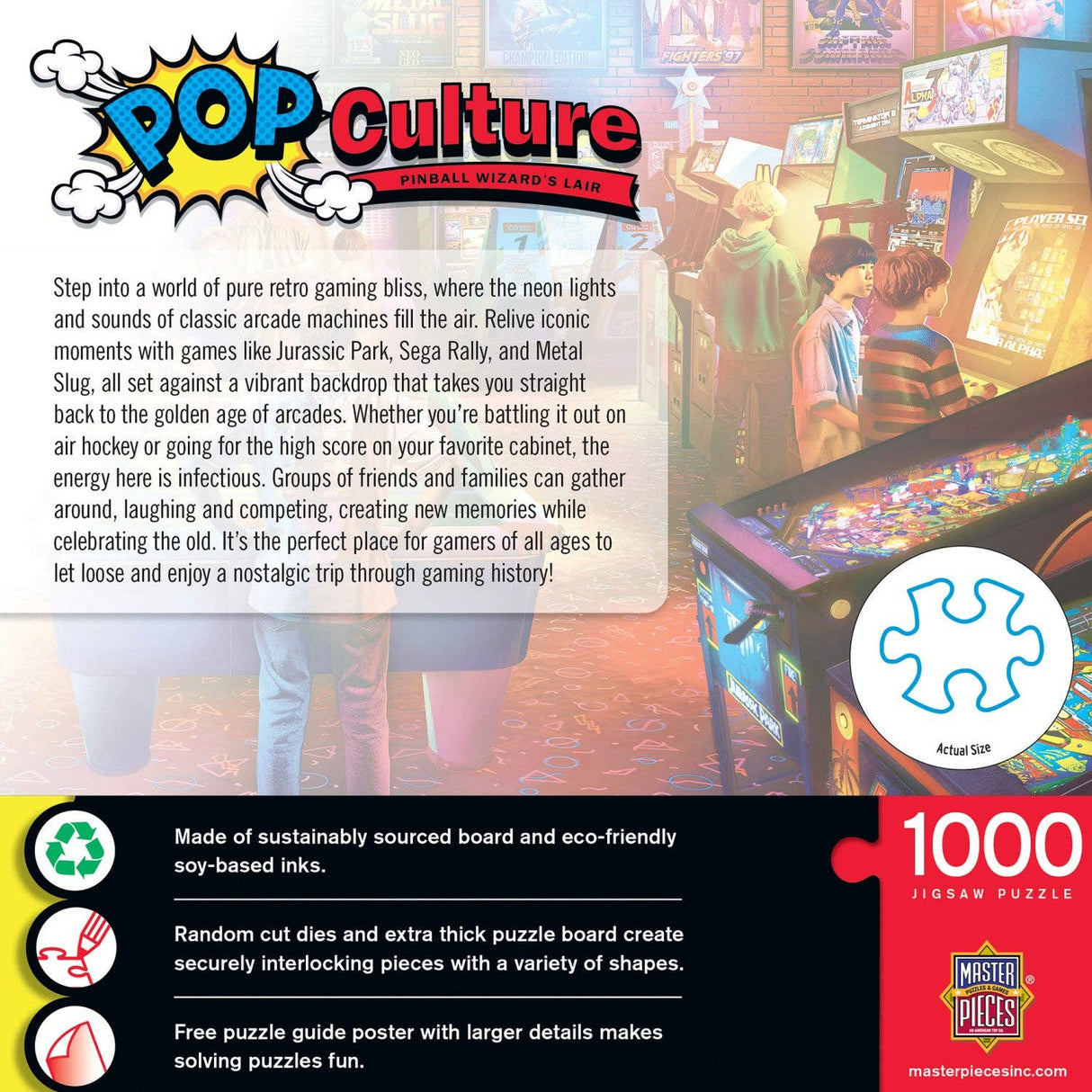 Pop Culture - Pinball Wizards Lair 1000 Piece Jigsaw Puzzle | Masterpieces Puzzles - Masterpieces Puzzles - Jigsaw Puzzles - The Puzzle Center
