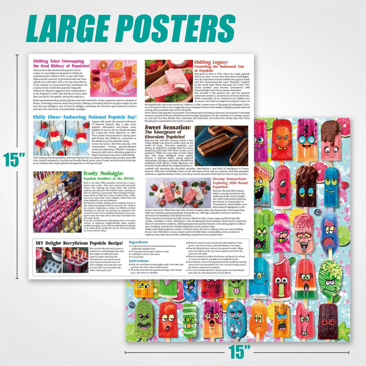 Popsicle 1000 Piece Jigsaw Puzzle | Antelope Puzzle - Jigsaw Puzzles - The Puzzle Center
