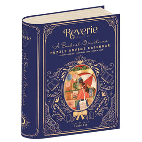 Pre-Order - A Bookish Christmas Puzzle Advent Calendar 24 x 99 Piece Jigsaw Puzzle | Reverie - Jigsaw Puzzles - The Puzzle Center