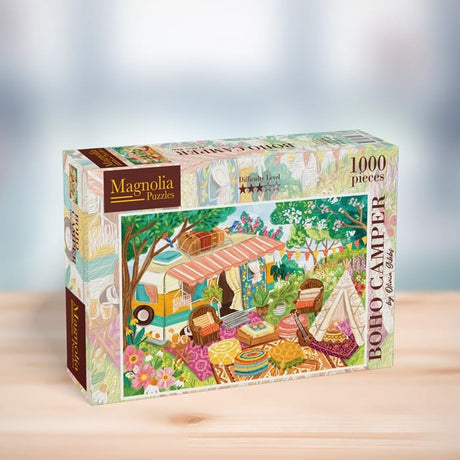 Pre-Order - Boho Camper 1000 Piece Jigsaw Puzzle | Magnolia - Jigsaw Puzzles - The Puzzle Center