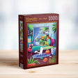 Pre-Order - Girl & Cats 1000 Piece Jigsaw Puzzle | Magnolia - Jigsaw Puzzles - The Puzzle Center