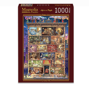 Pre-Order - Happy Lives 1000 Piece Jigsaw Puzzle | Magnolia - Jigsaw Puzzles - The Puzzle Center