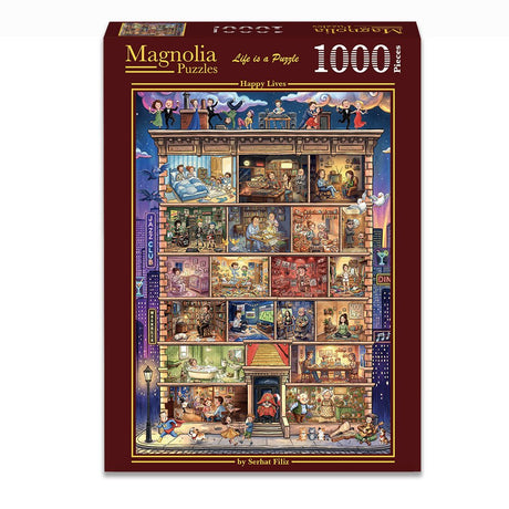 Pre-Order - Happy Lives 1000 Piece Jigsaw Puzzle | Magnolia - Jigsaw Puzzles - The Puzzle Center