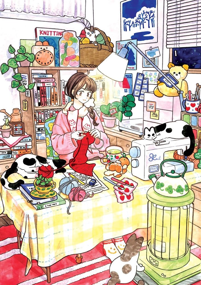 Pre-Order - Knitting Time 1000 Piece Jigsaw Puzzle | Magnolia - Jigsaw Puzzles - The Puzzle Center