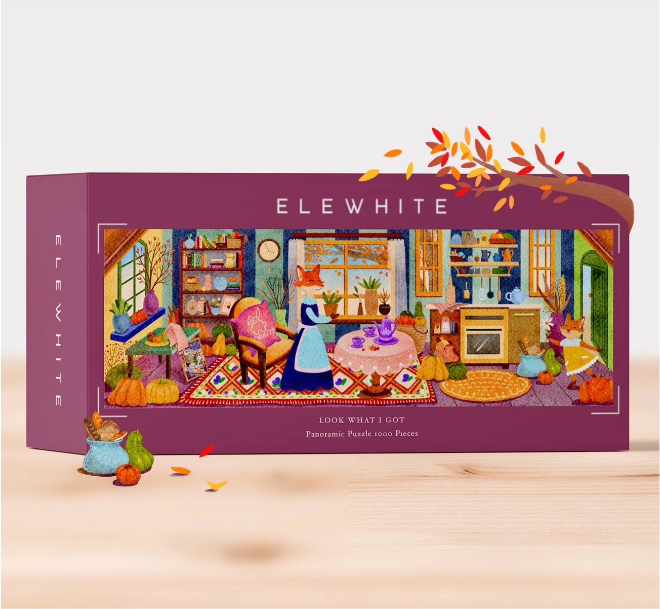 Elewhite Look What I Got Panoramic Puzzle – The Puzzle Center