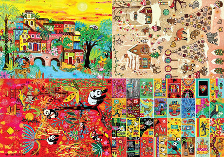 Pre-Order - Magali Modoux 4 x 260 Pieces Jigsaw Puzzles | Magnolia - Jigsaw Puzzles - The Puzzle Center