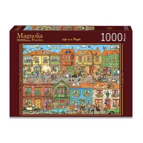 Pre-Order - Neighbourhood 1000 Piece Jigsaw Puzzle | Magnolia - Jigsaw Puzzles - The Puzzle Center