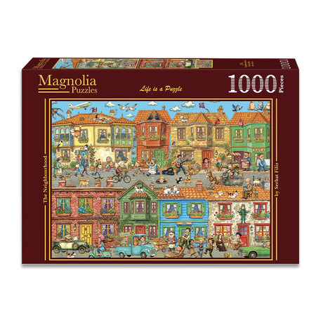 Pre-Order - Neighbourhood 1000 Piece Jigsaw Puzzle | Magnolia - Jigsaw Puzzles - The Puzzle Center