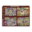 Pre-Order - Olga Skomorokhova 4 x 260 Pieces Jigsaw Puzzles | Magnolia - Jigsaw Puzzles - The Puzzle Center