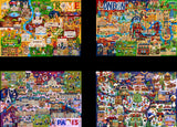Pre-Order - Olga Skomorokhova 4 x 260 Pieces Jigsaw Puzzles | Magnolia - Jigsaw Puzzles - The Puzzle Center