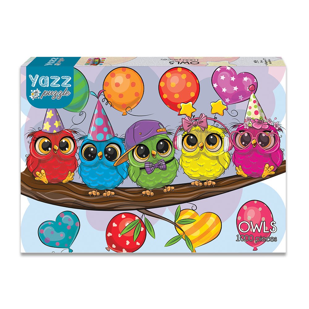 Pre-Order - Owls 1000 Piece Jigsaw Puzzle | Yazz - Jigsaw Puzzles - The Puzzle Center