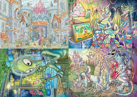 Pre-Order - Ozgur Gucuyener 4 x 260 Pieces Jigsaw Puzzles | Magnolia - Jigsaw Puzzles - The Puzzle Center