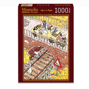 Pre-Order - Picnic on the Bridge 1000 Piece Jigsaw Puzzle | Magnolia - Jigsaw Puzzles - The Puzzle Center