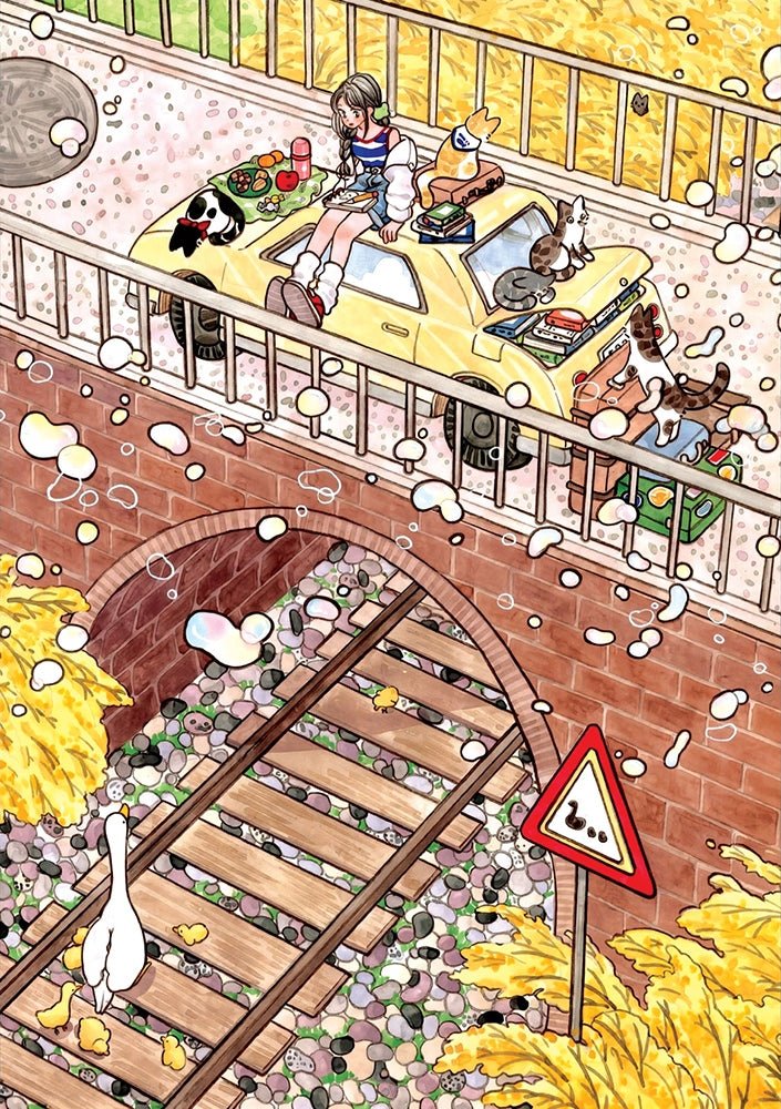 Pre-Order - Picnic on the Bridge 1000 Piece Jigsaw Puzzle | Magnolia - Jigsaw Puzzles - The Puzzle Center