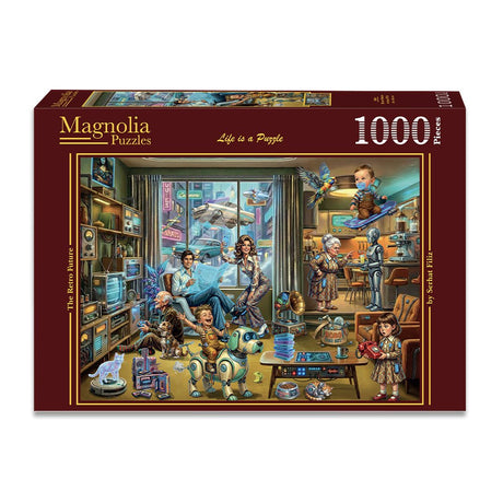 Pre-Order - Retro Future 1000 Piece Jigsaw Puzzle | Magnolia - Jigsaw Puzzles - The Puzzle Center