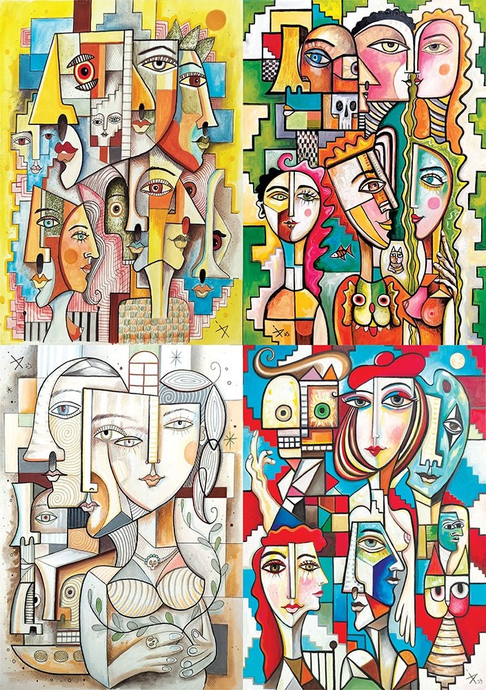 Pre-Order - Rob Incorvaja 4 x 260 Pieces Jigsaw Puzzles | Magnolia - Jigsaw Puzzles - The Puzzle Center