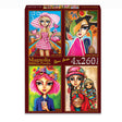 Pre-Order - Romi Lerda (3) 4 x 260 Pieces Jigsaw Puzzles | Magnolia - Jigsaw Puzzles - The Puzzle Center