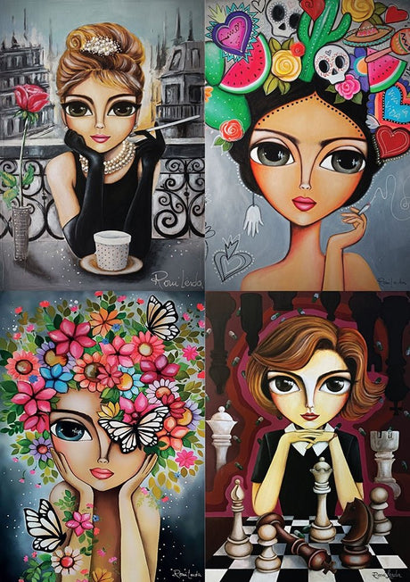 Pre-Order - Romi Lerda (5) 4 x 260 Pieces Jigsaw Puzzles | Magnolia - Jigsaw Puzzles - The Puzzle Center