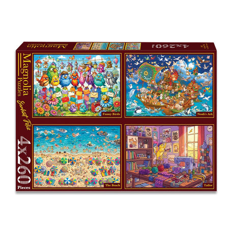 Pre-Order - Serhat Filiz (1) 4 x 260 Pieces Jigsaw Puzzles | Magnolia - Jigsaw Puzzles - The Puzzle Center