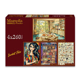 Pre-Order - Serhat Filiz (2) 4 x 260 Pieces Jigsaw Puzzles | Magnolia - Jigsaw Puzzles - The Puzzle Center