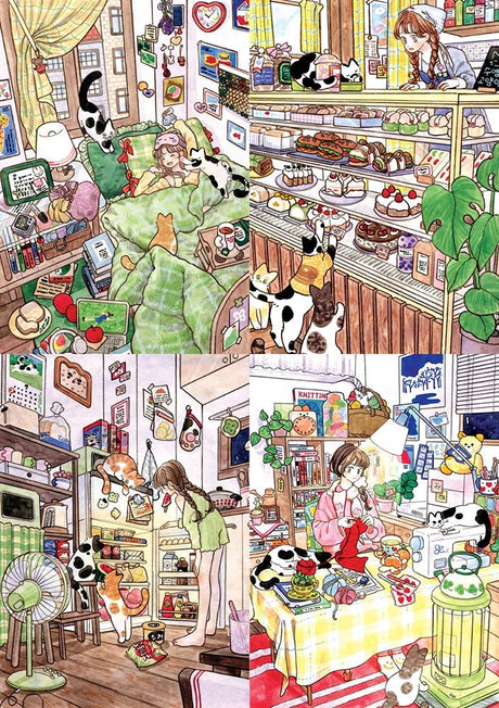 Pre-Order - Seul Grim (1) 4 x 260 Pieces Jigsaw Puzzles | Magnolia - Jigsaw Puzzles - The Puzzle Center