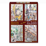 Pre-Order - Seul Grim (3) 4 x 260 Pieces Jigsaw Puzzles | Magnolia - Jigsaw Puzzles - The Puzzle Center
