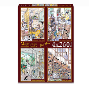 Pre-Order - Seul Grim (3) 4 x 260 Pieces Jigsaw Puzzles | Magnolia - Jigsaw Puzzles - The Puzzle Center