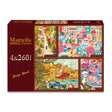 Pre-Order - Shanya Bharti 2 4 x 260 Pieces Jigsaw Puzzles | Magnolia - Jigsaw Puzzles - The Puzzle Center