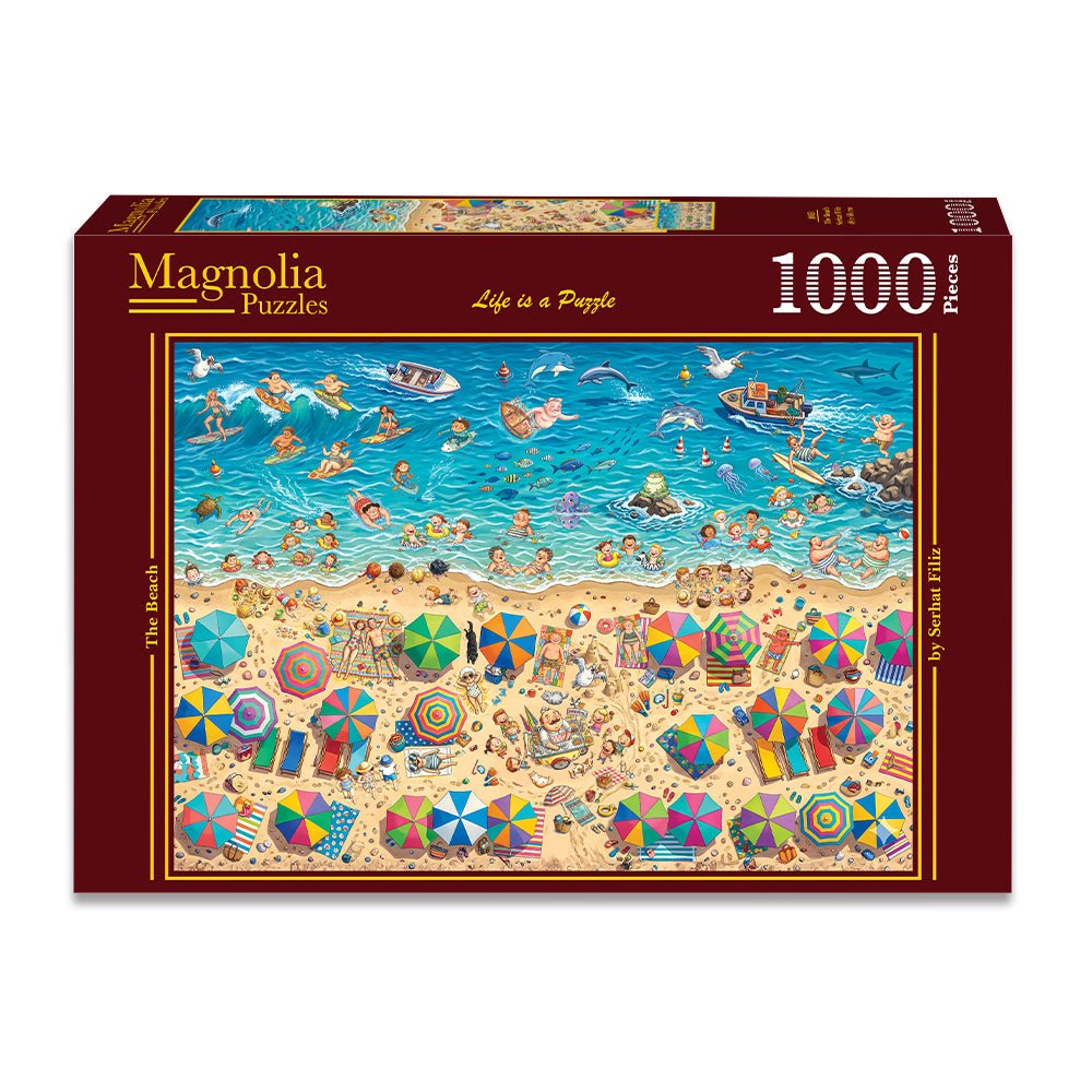 Pre-Order - The Beach 1000 Piece Jigsaw Puzzle | Magnolia - Jigsaw Puzzles - The Puzzle Center