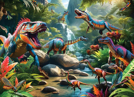 Prehistoric Beasts 500 Piece Puzzle by Cobble Hill Puzzles - Cobble Hill Puzzles - Jigsaw Puzzles - The Puzzle Center