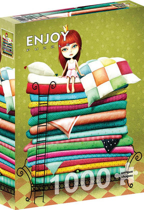 Princess on the Pea 1000 Piece Puzzle by Enjoy Puzzles - Enjoy Puzzles - Jigsaw Puzzles - The Puzzle Center