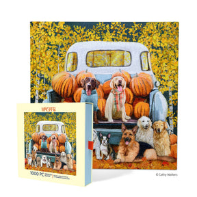Pumpkin Pals 1000 Piece Jigsaw Puzzle | WerkShoppe - Jigsaw Puzzles - The Puzzle Center