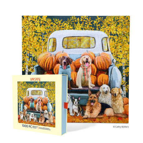 Pumpkin Pals 1000 Piece Jigsaw Puzzle | WerkShoppe - Jigsaw Puzzles - The Puzzle Center