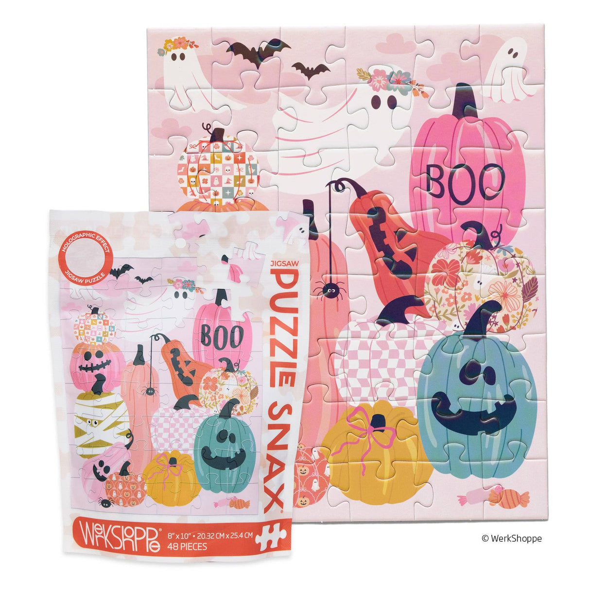 Pumpkin Party 48 Piece Jigsaw Puzzle | WerkShoppe - Jigsaw Puzzle - The Puzzle Center