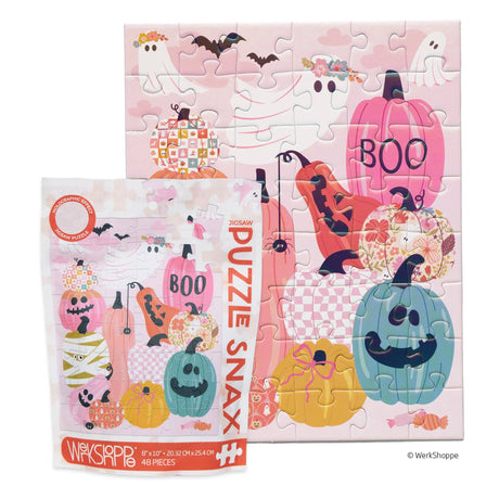 Pumpkin Party 48 Piece Jigsaw Puzzle | WerkShoppe - Jigsaw Puzzle - The Puzzle Center